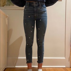 Abercrombie Flower Jeans